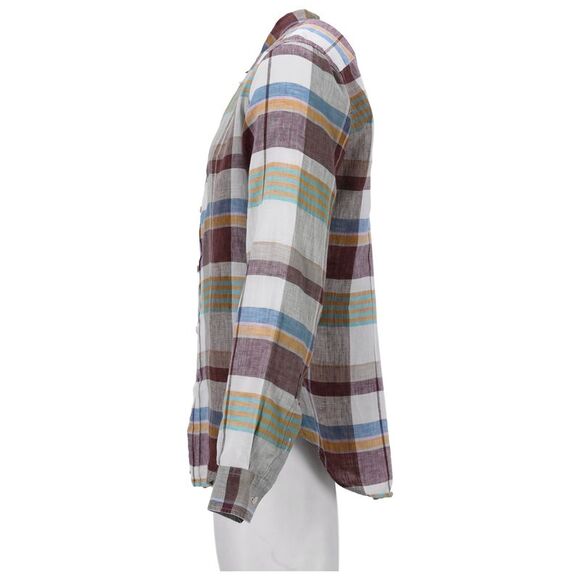 Missoni Plaid Buttoned Shirt in Multicolor Linen - Picture 6 of 8